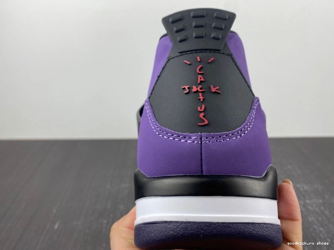 Cheap 4 LN4 and Jordan (Friends Family) Scott 766296 Purple Travis Retro 0817